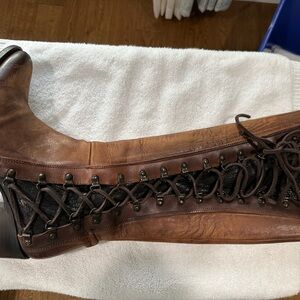Freebird Leather Lace-Up Boots